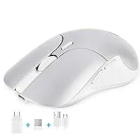 Expired:&nbsp;OMOTON 2.4G Rechargeable Wireless Mouse, with USB Receiver, Type C Adapter, 6 Buttons, and 3 Adjustable DPI