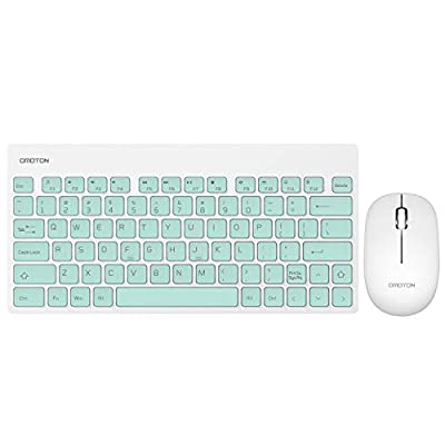 Expired: OMOTON 2.4G Wireless Keyboard and Mouse Combo with USB Receiver