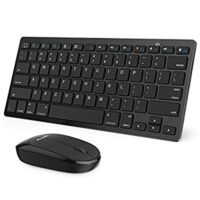 Expired: OMOTON Bluetooth Wireless Keyboard and Mouse Combo for iPad and Other Bluetooth Enabled Devices (Black)