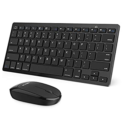 60% off - Expired: OMOTON Bluetooth Wireless Keyboard and Mouse Combo for iPad and Other Bluetooth Enabled Devices (Black)