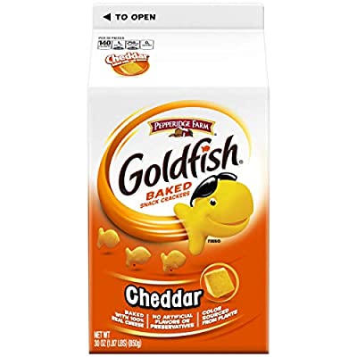 Pepperidge Farm Goldfish Cheddar Crackers, 60 Oz Box, 2-Count 30 Oz Cartons - $7.71 ($10.12)