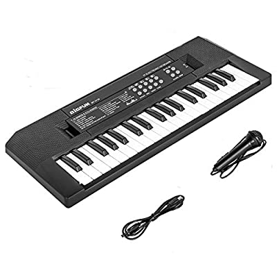 60% off - Expired: Piano for Kids 37 Keys Kids Keyboard Piano Electric Keyboard Piano with Microphone Music Educational Toy Gift for Girls Boys (Black)