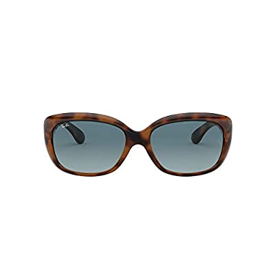 Ray-Ban Women’s RB4101 Jackie Ohh Butterfly Sunglasses, Havana/Blue Gradient Grey, 58 mm - $88.00 ($170.09)
