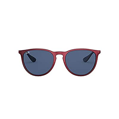 Ray-Ban Women’s RB4171 Erika Round Sunglasses, Top Metallic Red On Black/Dark Blue, 54 mm - $69.00 ($133.94)