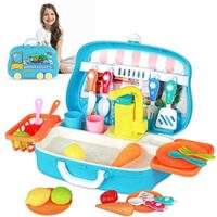 Expired: RegeMoudal Kitchen Sink Toys Children Play Dishwasher Kitchen Toys Set with Running Water Pretend Play Toys for Kids