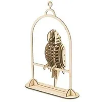 Expired:&nbsp;Rolife Build Your Own 3D Wooden Assembly Puzzle Wood Craft Kit Parrot Model