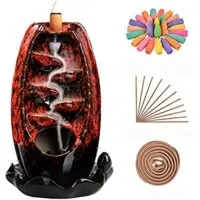 Expired:&nbsp;SOLEJAZZ Backflow Incense Burner with 120 Backflow Incense Cones + 30 Incense Stick
