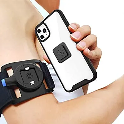 70% off - Expired: SPORTLINK Running Armband with Rugged Case, Detachable Wristband Phone Holder for Hiking Jogging Biking Workouts