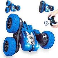 Expired: SZJJX Remote Control Car 2 in 1 Tire Switching RC Stunt Cars 4WD 2.4Ghz Double Sided Rotating Vehicles 360° Flip