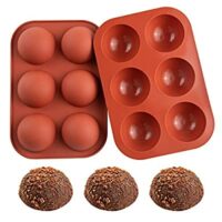 Expired: Silicone Letter Mold and Chocolate Bomb Making Mold (2pcs) (2, Deep Brown)