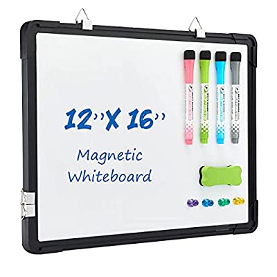 Expired: Small Dry Erase White Board, Tankee 12″ x 16″ Magnetic Hanging Whiteboard