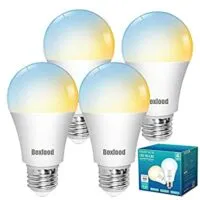 Expired: Smart Light Bulbs work with Alexa, Google Home, No Hub Required, E26 A19 Warm White to Cool White 7W (60W Equivalent) 4Pack