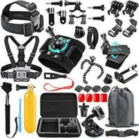 Expired: SmilePowo 48-in-1 Accessories Kit for GoPro & Other action cameras (Carrying Case)