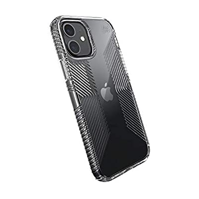 Speck Products Presidio Perfect-Clear Grip iPhone 12, iPhone 12 Pro Case, Clear/Clear