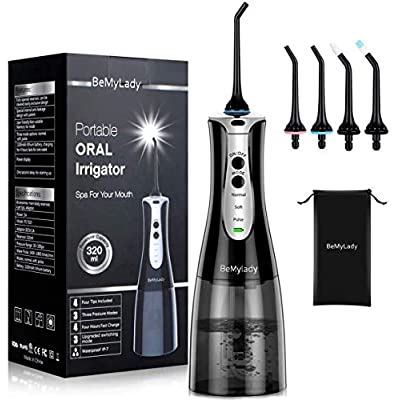 Expired: TOPOINT Cordless Dental Oral Irrigator Water with 320ML Water Tank, 4 Jet Tips 3 Modes