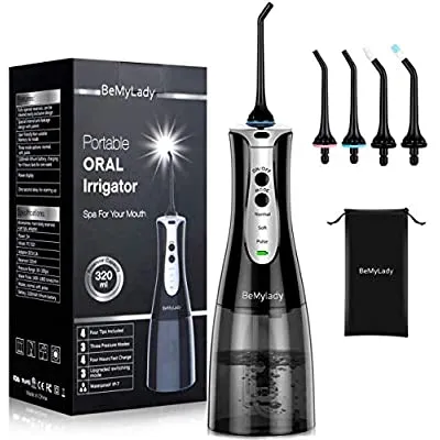 Expired:&nbsp;TOPOINT Cordless Dental Oral Irrigator Water with 320ML Water Tank, 4 Jet Tips 3 Modes