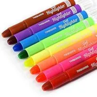 Expired: TWOHANDS Bible Gel Highlighter, Dry Highlighter, No Bleed, 8 Assorted Colors