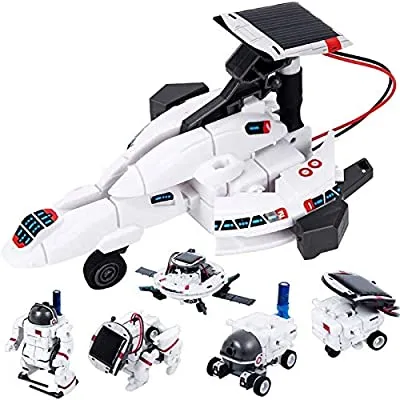 60% off - Expired:&nbsp;Tomons STEM Toys 6-in-1 Solar Robot Kit Learning Science Building Toys