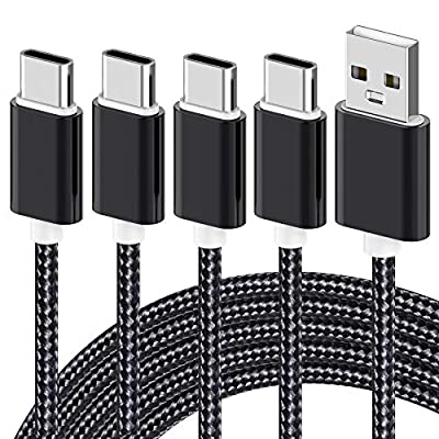 40% off - Expired: USB C Cable, 4 Pack (0.8/3.3/3.3/6.6FT) Type C Charger Nylon Braided Cord USB A to Type C Fast Charging Cable