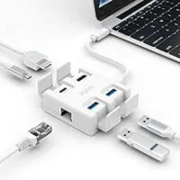 Expired:&nbsp;USB C Hub, Dust Proof Multi Port 5-in-1 Type C Adapter with 4K USB C to HDMI, RJ-45 Ethernet, PD Charging Port,2 USB 3.0 Ports