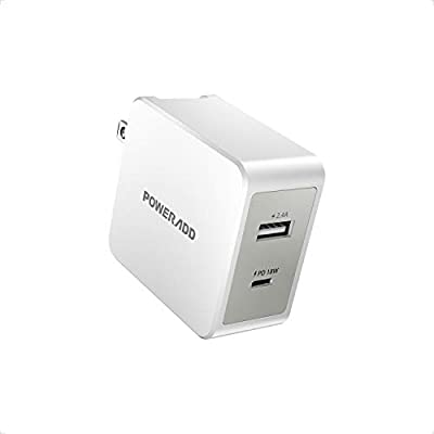 65% off - Expired: POWERADD 30W Dual Port Type C Charger with PD18W and Foldable Plug