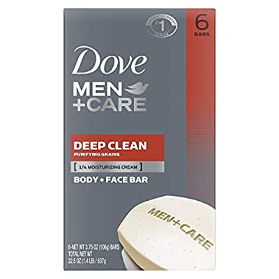 6 Bars – Dove Men+Care Body Soap and Face Bar 3.75 oz - $4.24 ($12.65)