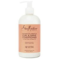 SheaMoisture Curl and Shine Conditioner for Thick, Curly Hair Coconut and Hibiscus to Restore and Smooth Dry Hair 13 oz