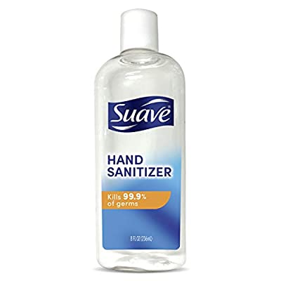 Suave Hand Sanitizer Kills 99.9% of Germs Alcohol Based Antibacterial Hand Sanitizer 8 oz