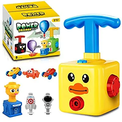50% off - Expired: Vusnud Balloon Launcher Car Toy Set, STEM Toy Gift for Kids, Balloon Powered Car & Rocket Toys