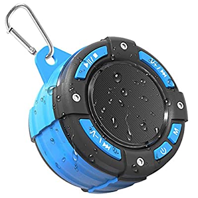 65% off - Expired: Waterproof Shower Speaker, IPX7 Certified Portable Bluetooth 5.0, FM Radio