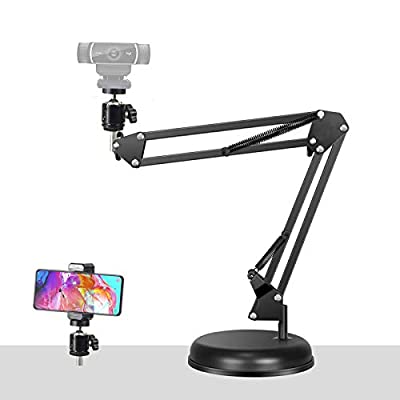 Expired: Webcam Stand for Desk 1/4″ Computer Webcam Mount with Base for Streaming