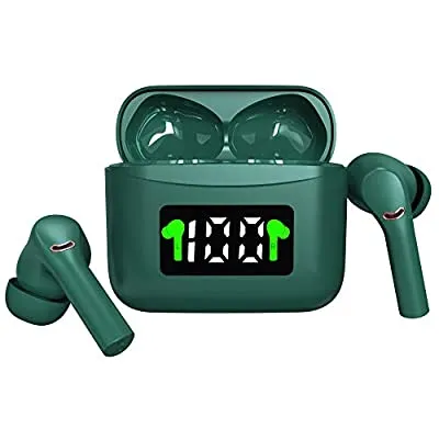 65% off - Expired:&nbsp;Wireless Earbuds Bluetooth 5.2 Wireless Headset with Led Display Charging Case IPx7 Waterproof 40 Hours Playtime Built-in Mic