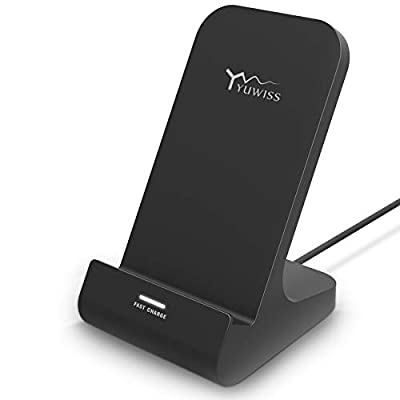 80% off - Expired: YUWISS Wireless Phone Charger Stand Qi-Certified 10W Max Compatible with Apple iPhone 12/12 Pro Max/ 11Pro/11Pro Max/XR/XS Max/XS/X/8/8Plus, Samsung Galaxy