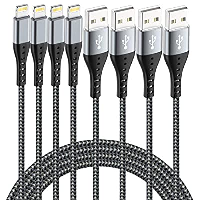 80% off - Expired: iPhone Charger Lightning Cable IDiSON 4Pack(10ft 6ft 6ft 3ft) Certified Braided Nylon Fast Charger Cable