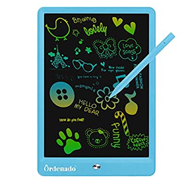 Expired: 10 Inch LCD Writing Colorful Doodle Board for Toddlers (Blue)