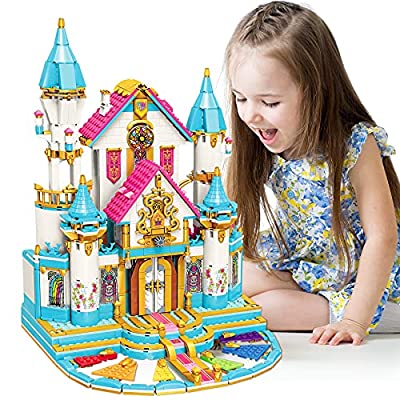 Expired: 1117 Pcs Princess Castle Building Blocks Set Toy for Girls (STEM for Age 6-12)