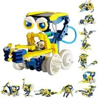 Expired:&nbsp;11-in-1 STEM Projects Solar Robot Kit , 231 Parts Hydraulic DIY Experiment Kit