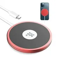 Expired: 15W Fast Magnetic Wireless Charging Pad Compatible with iPhone 12/12 Mini/ 12 Pro/ 12 Pro Max (Without AC Adapter)