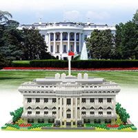 Expired: 2021 PCS  Architecture White House Micro Blocks – 3D Puzzle Building Blocks Set