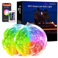 Expired: 32.8FT WiFi Smart Led Strip Lights, Phone App, Music Sync, 300pcs 5050, Work with Alexa,Google Home