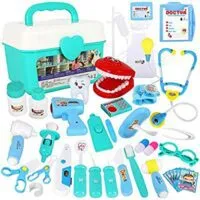 Expired: 38 Pieces Doctor Play Set with Sturdy Gift Case for Kids – Pretend Play Doctor
