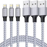 Expired: 3PACK 6FT Nylon Braided Lightning Cable Compatible with iPhone & iPad