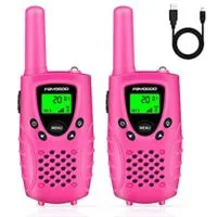 Expired: 4 Miles Range Walkie Talkies for 3-12 Yr Old, 22 Channels 2 Way Radio with Flashlight