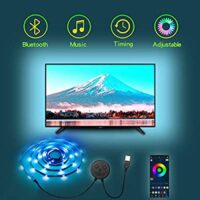 Expired: 6.56ft TV LED Lights USB Powered Backlight Sync with Music Bluetooth APP