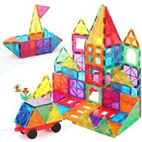 Expired:&nbsp;80PCs – ROCSMAC Magnetic Building Tiles Magnetic 3D Building Blocks Construction Playboards