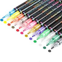 Expired: Acrylic Paint Waterproof Permanent Marker Pens with 12 Vibrant Colors