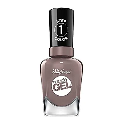 Sally Hansen Miracle Gel Nail Polish, 700 To The Taupe, 0.5 Fl Oz