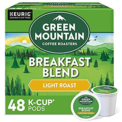 48 Ct – Green Mountain Coffee Roasters Blend, Single-Serve, Light Roast Coffee - $10.87 ($36.36)