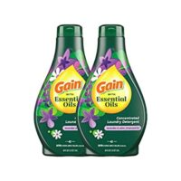 2 Pack Gain with Essential Oils Liquid Laundry Detergent  42 fl oz