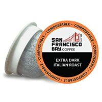 80 Ct SF Bay Coffee OneCUP Extra Dark Italian Roast, K Cup Compatible